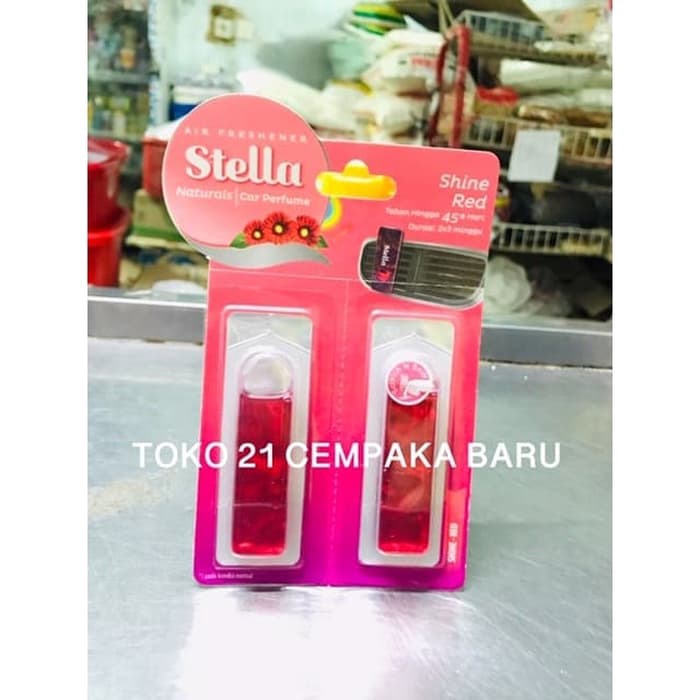 Stella Car Perfume Shine Red REFILL | Stella Parfum Mobil Murah Promo