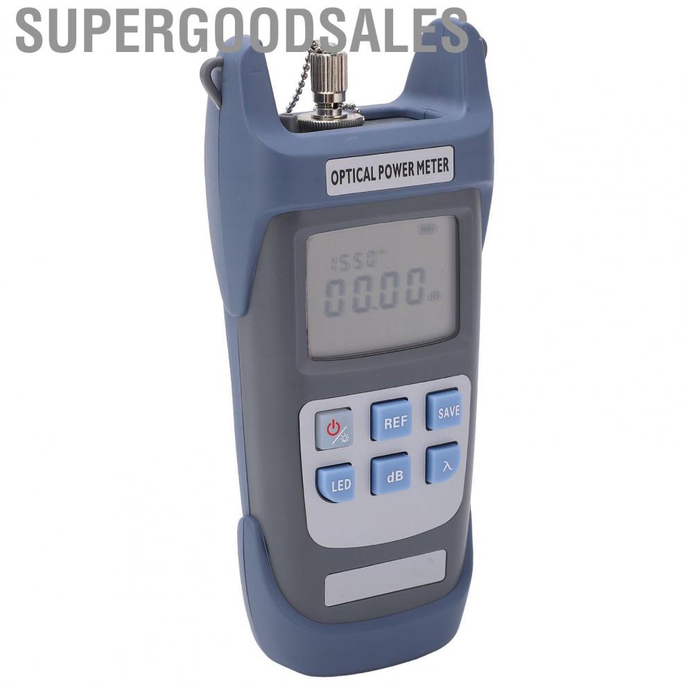 Supergoodsales Optical Fiber Power Meter Optic Cable Tester-50-+26dbm With  Light New