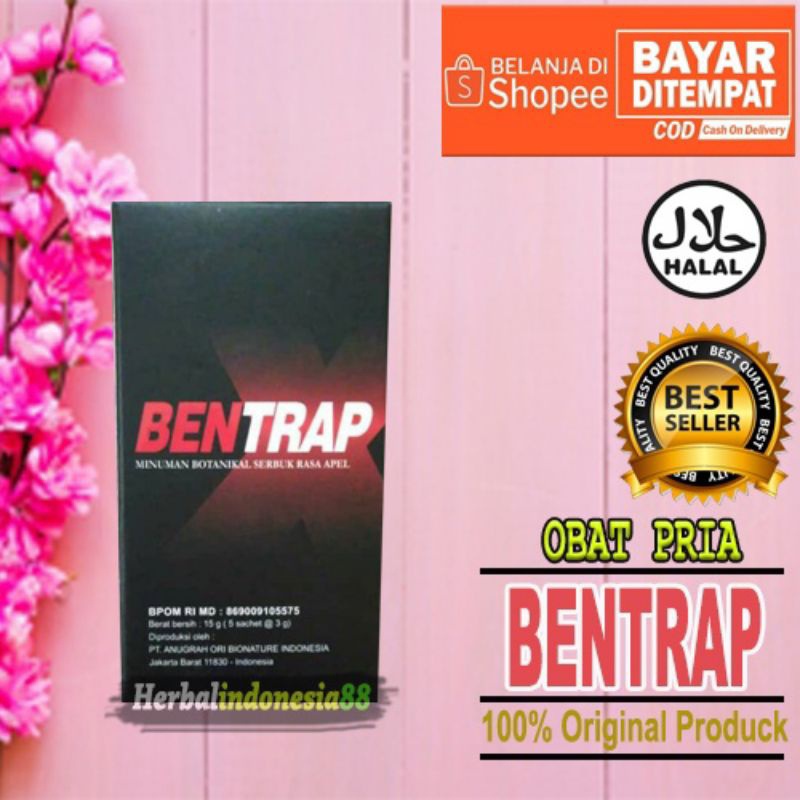 NEW  BENTRAP HERBAL - SUPLEMEN PENAMBAH STAMINA PRIA - 100% AMPUH DAN PERMANEN