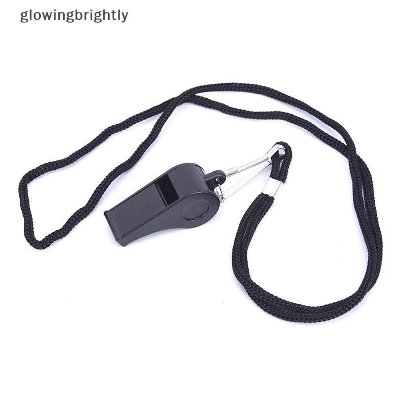 [glowingbrightly] 2pcs Whistle Sports Referee Training Whistle Outdoor Survival Dengan Lanyard TFX