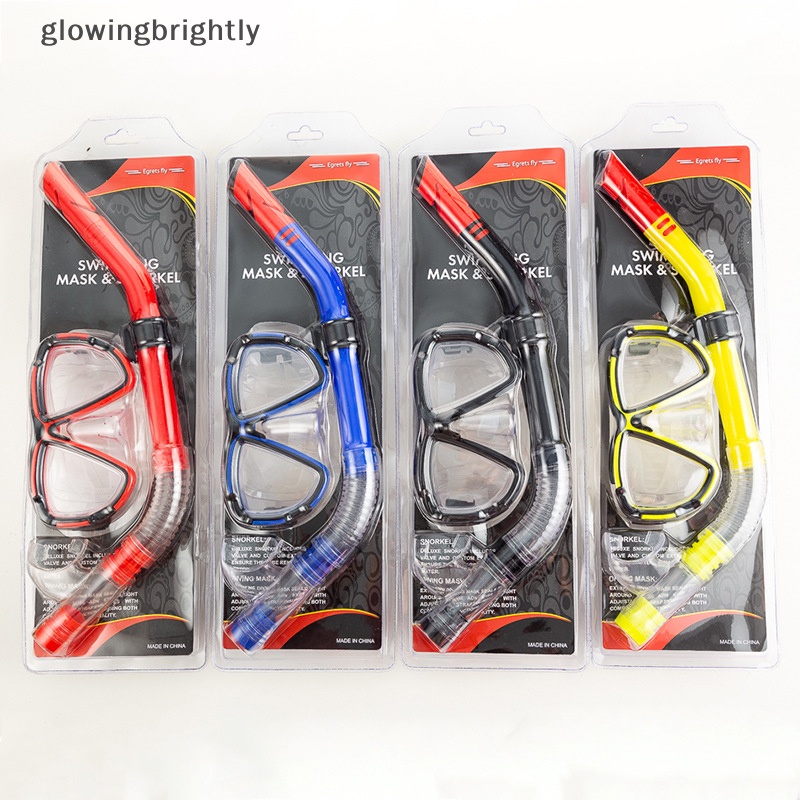 [glowingbrightly] Kacamata Renang Diving Scuba Anti Kabut Goggles Mask Water Sport Diving Glasses TFX