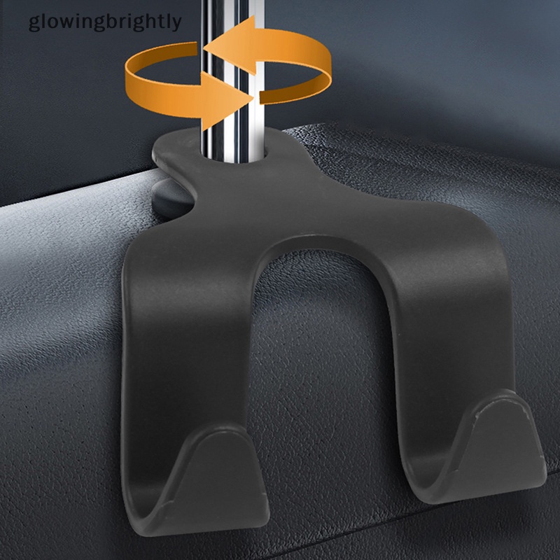 [glowingbrightly] Universal Car Seat Back Hook Multifungsi Auto Car Seat Headrest Gantungan Hook Phone Holder Organizer Mobil Untuk Tas Dompet TFX