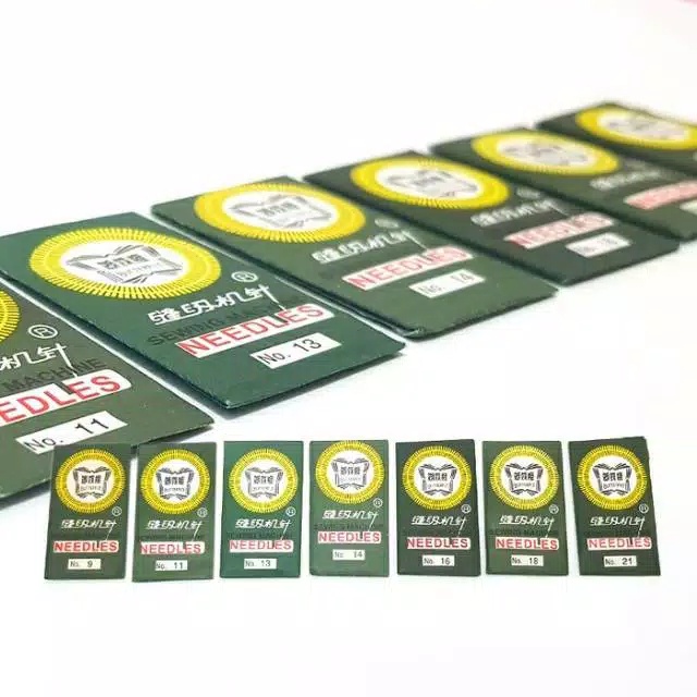 JARUM MESIN JAHIT BUTTERFLY  SINGER PORTABLE 1 BUNGKUS   Alat jahit       alat mesin jahit