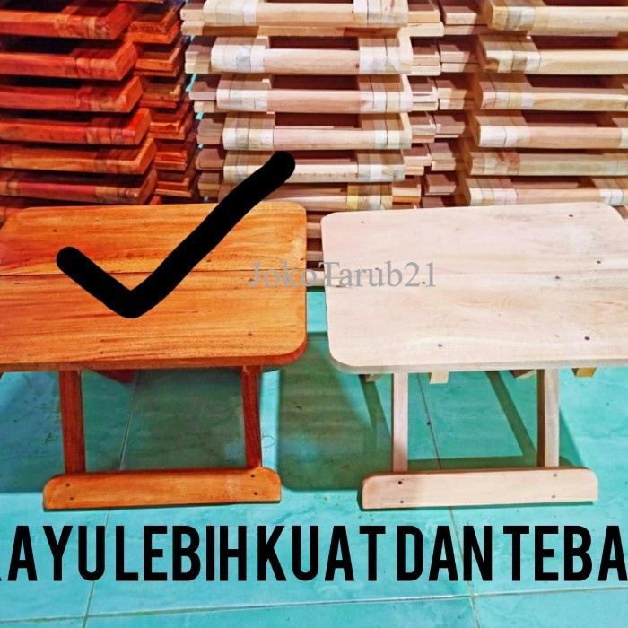 Rehal kayu Meja lipat kayu Meja ngaji lipat Rekal kayu Meja lipat mura murah