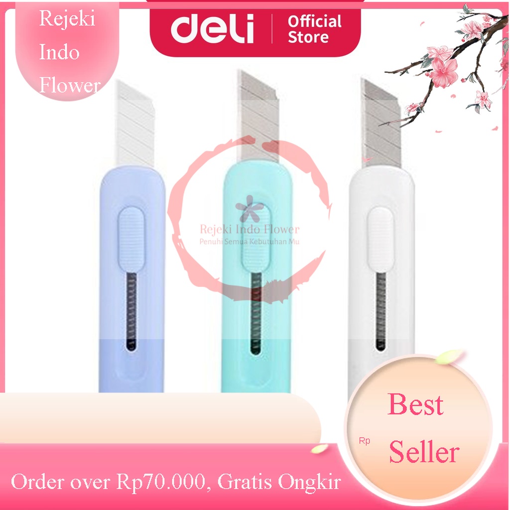 

REJEKI DELI CUTTER KNIFE ALAT PEMOTONG KECIL PORTABLE ALAT TULIS SEKOLAH ALAT TULIS KANTOR MURAH KUTTER KECIL UKURAN SK5 2079