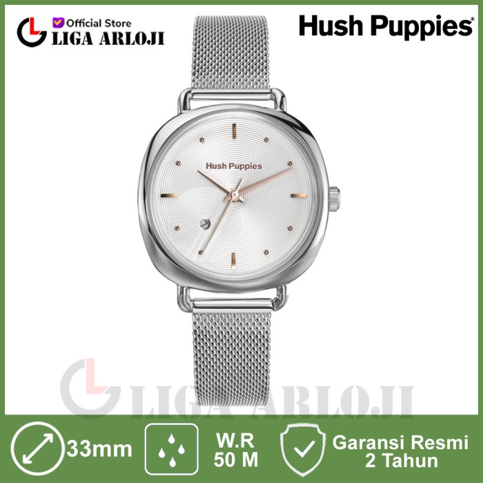 Hush Puppies HP 3873L.9522 - Jam Tangan Wanita - Silver