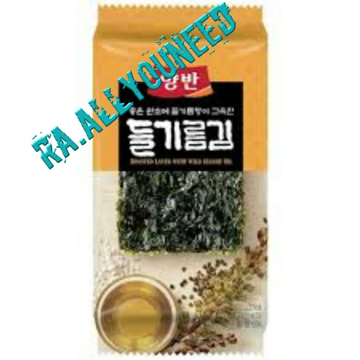 

YangBan Roasted Laver With Sesame Oil 60 gram