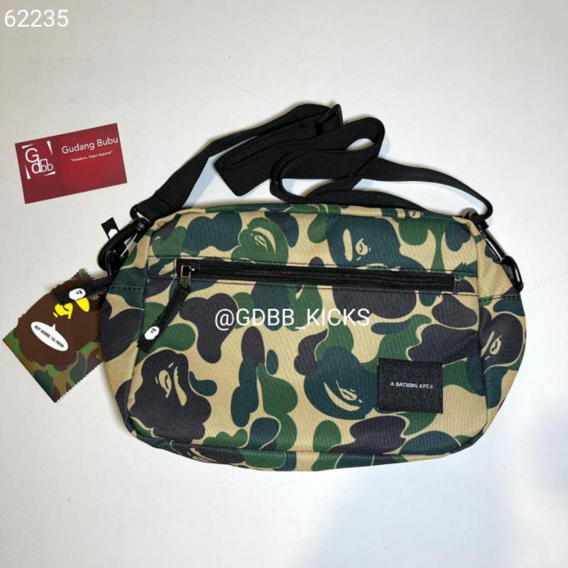 Vs Tas Bape Waistbag Light Green Camo BNIP SKU9