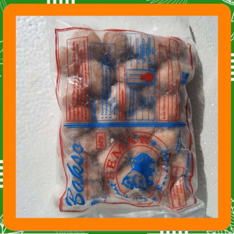 

Bakso semar 250 gram isi 50 butir baso Best Seller