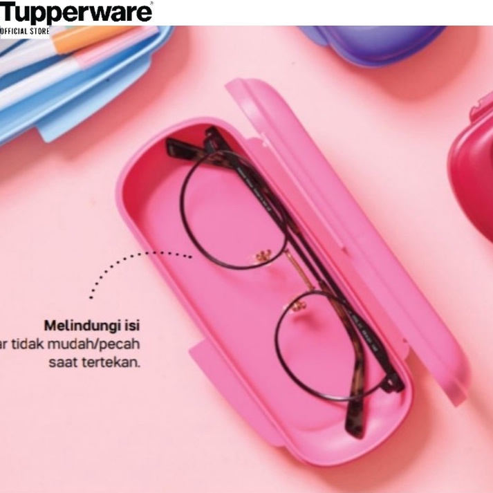 TUPPERWARE KOTAK WADAH PENYIMPANAN SERBAGUNA T BAR KEEPER  PINK BELI