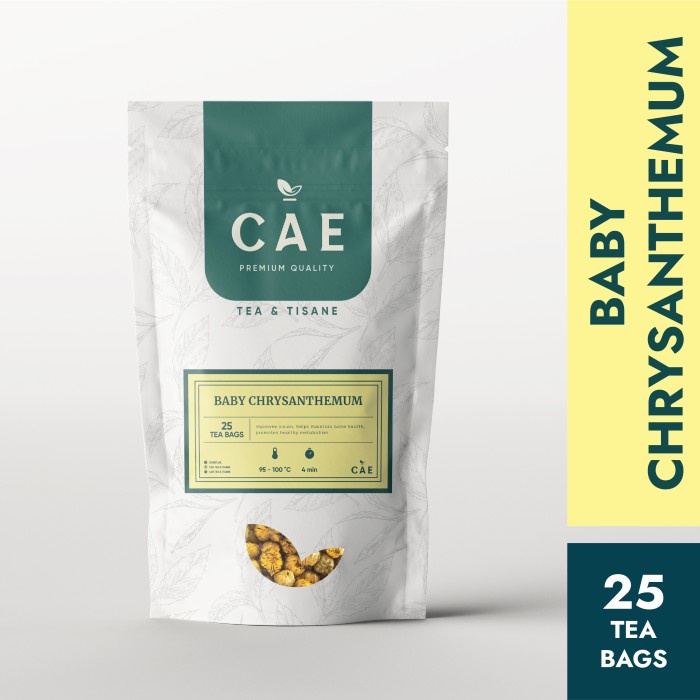 

CHRYSANTHEMUM 25 TEA BAGS Teh Baby Krisan 100% Pure Organic Premium