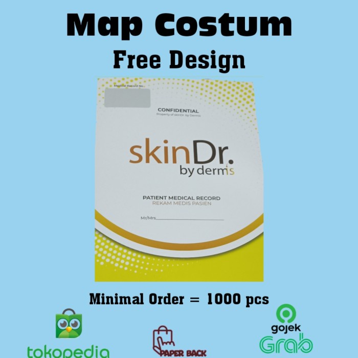 

Cetak Costum Map A4 / Costum Map Rekam Medis Sekolah Kampus Dll / Map