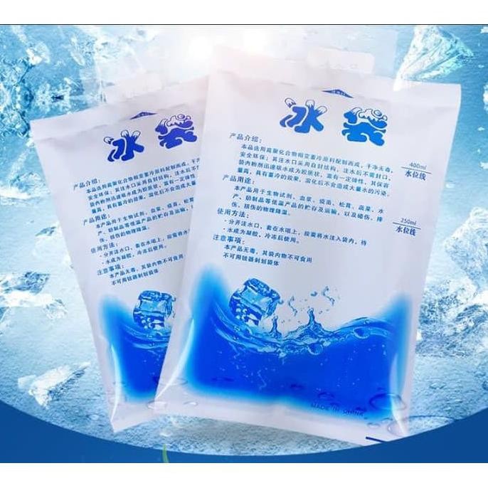 Ice Gel Pack Blue Cool Jelly Cooler Kantong es Pendingin