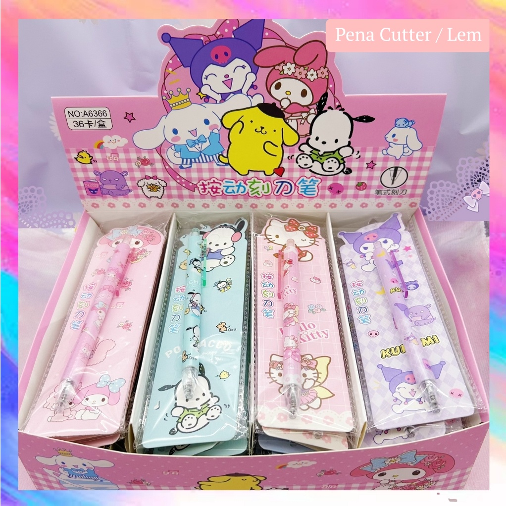 

Pena Cutter Pulpen pen pisau ukir pemotong kertas stiker lucu