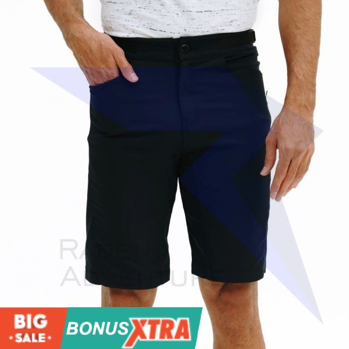 Celana Pendek EIGER1989 X-PITCH CYCLING SHORTS Pants Hitam 91000 6633  Original AWET MURAH KECE