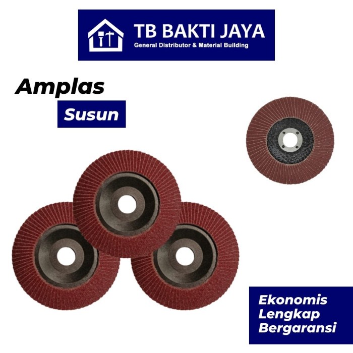 Amplas Susun / Amplas Kipas / Flap Disc / Amplas Flap Disk