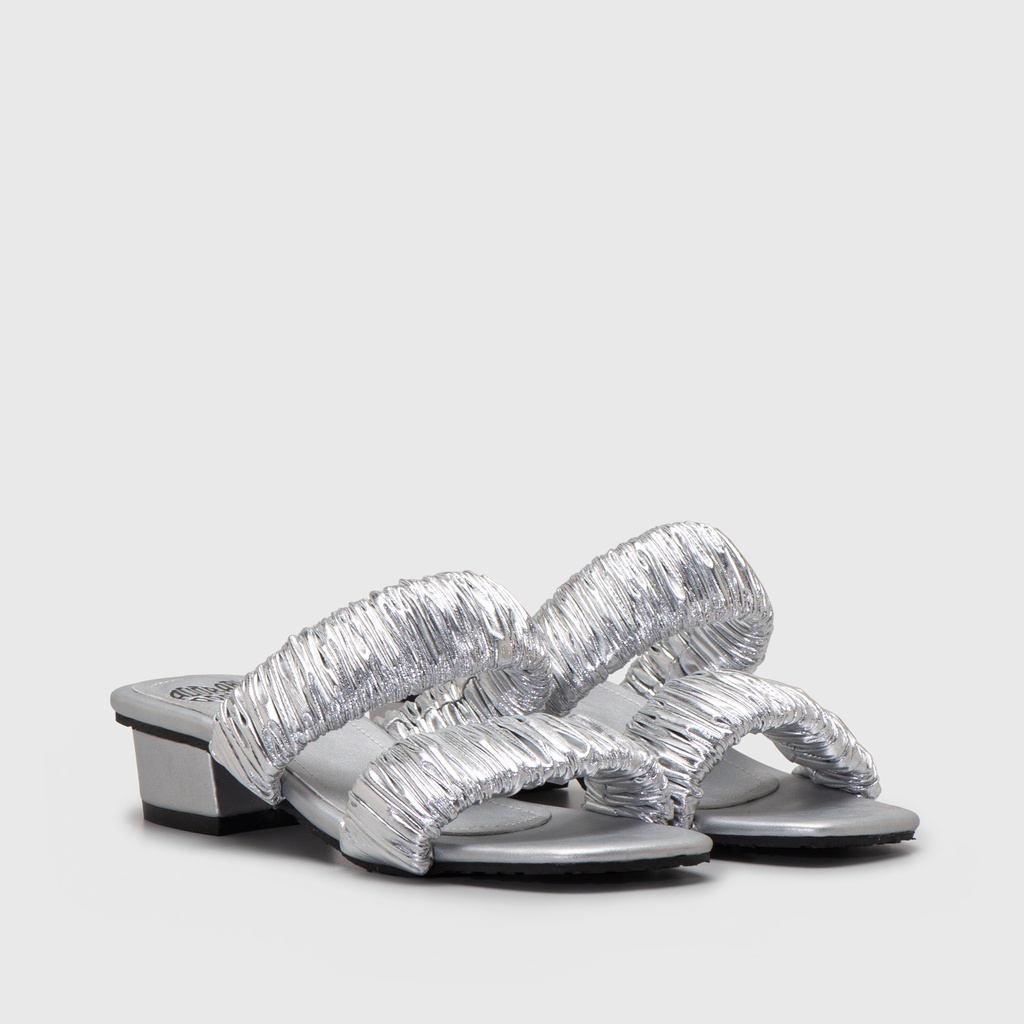 Adorableprojects - Jelltya Heels Silver - Sandal Wanita