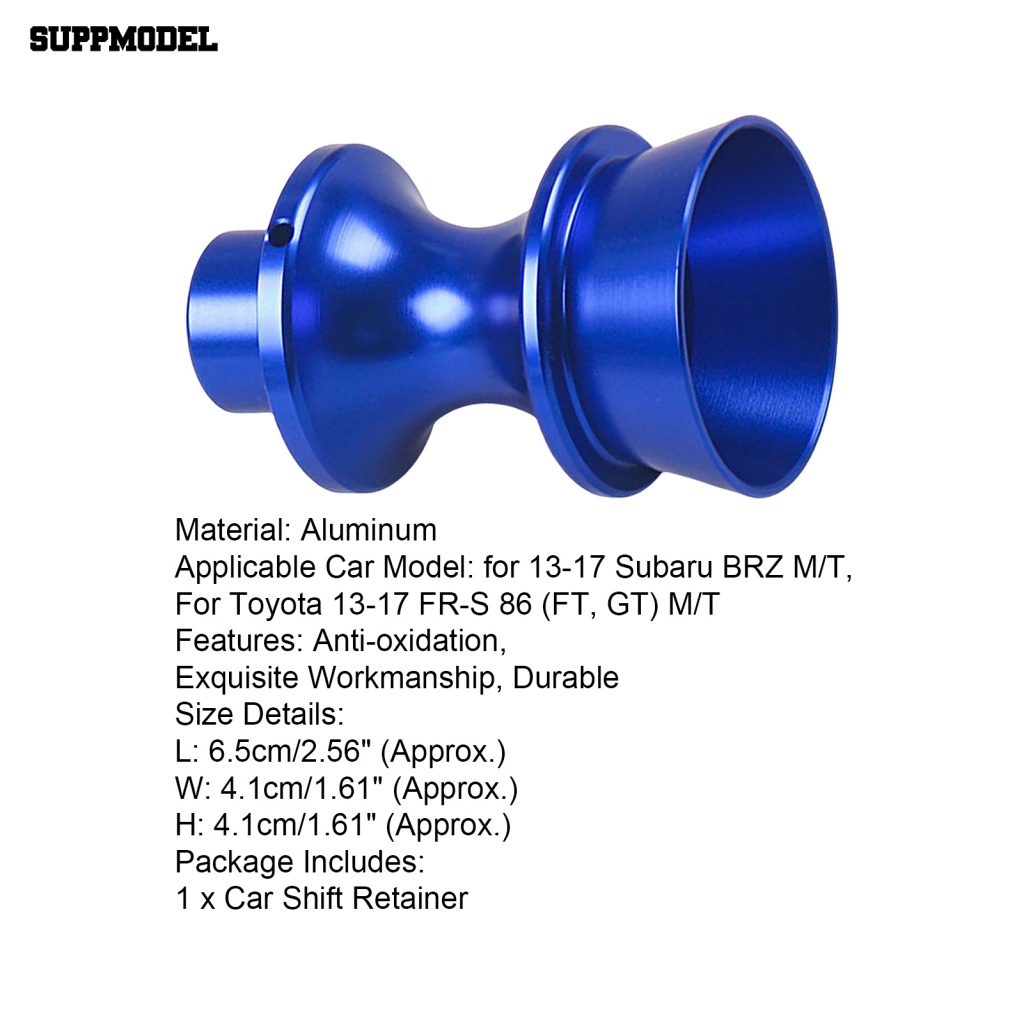 Suppmodel Kekuatan Tinggi Mobil Gear Limiter Manual Car Gear Shifter Adapter Anti-Korosi Untuk 13-17 Subaru BRZ M/T