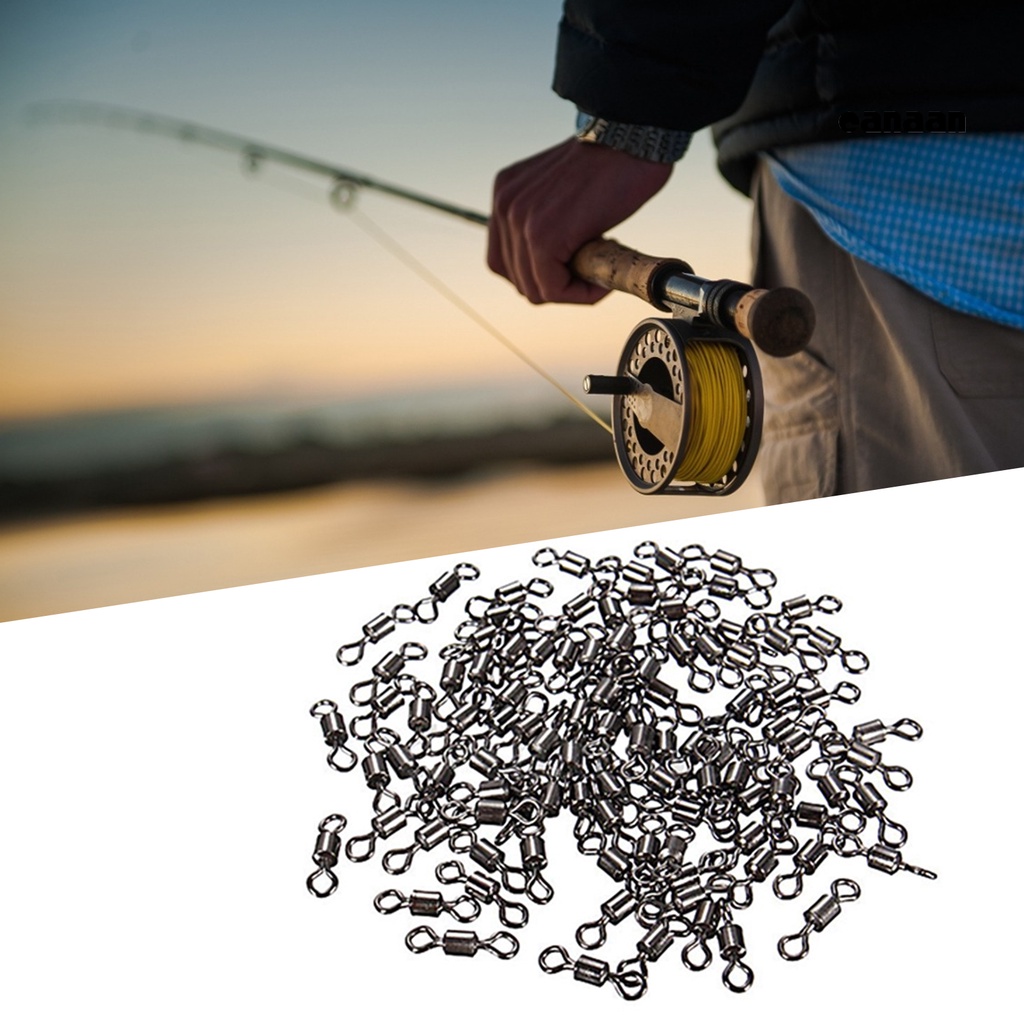 Cnn-100pcs Memancing Putar Heavy Duty Bearing Rolling Copper Alloy Fishhooks Praktis Untuk Outdoor