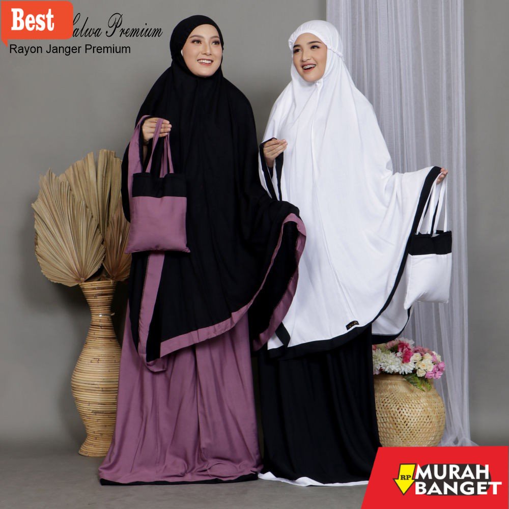 Peralatan ibadah di bulan ramadhan- MUKENA RAYON JUMBO PREMIUM | MUKENA BALI DEWASA JUMBO | MUKENA S