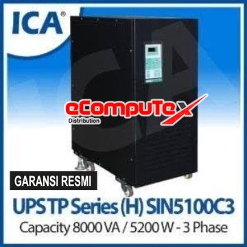 UPS ICA SIN-5100C3 SIN5100C3 8000VA / 5200 WATT ONLINE SINEWAVE UPS GARANSI RESMI