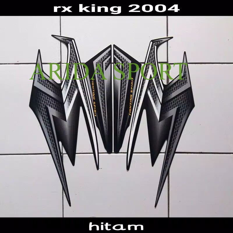 striping   yamaha rx king 2004 hitam striping rx king