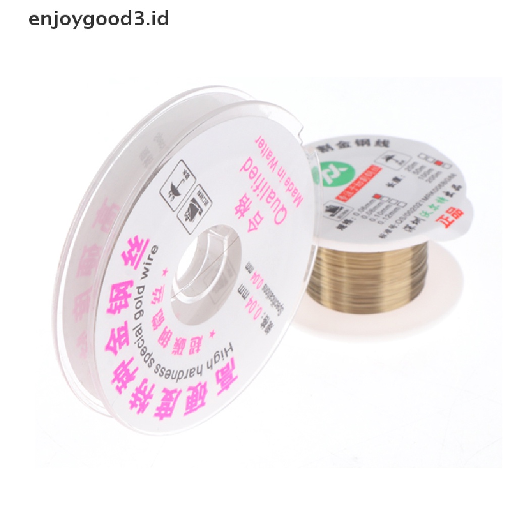 [Rready Stock] 100M 0.04 0.05 0.06 0.08 0.1MM Alloy Steel Molybdenum Cutg Line LCD Screen Separation Diamond Wire Phone Repair Tools (ID)