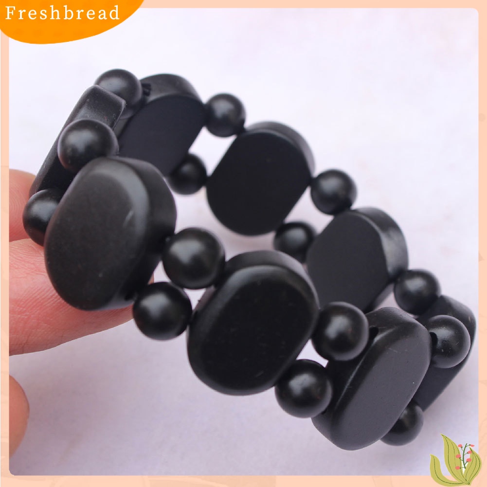 &lt; Freshbread &gt; Gelang Batu Bian Alami Ukir Oval Perhiasan Wanita Pria Bianshi Bangle Hadiah