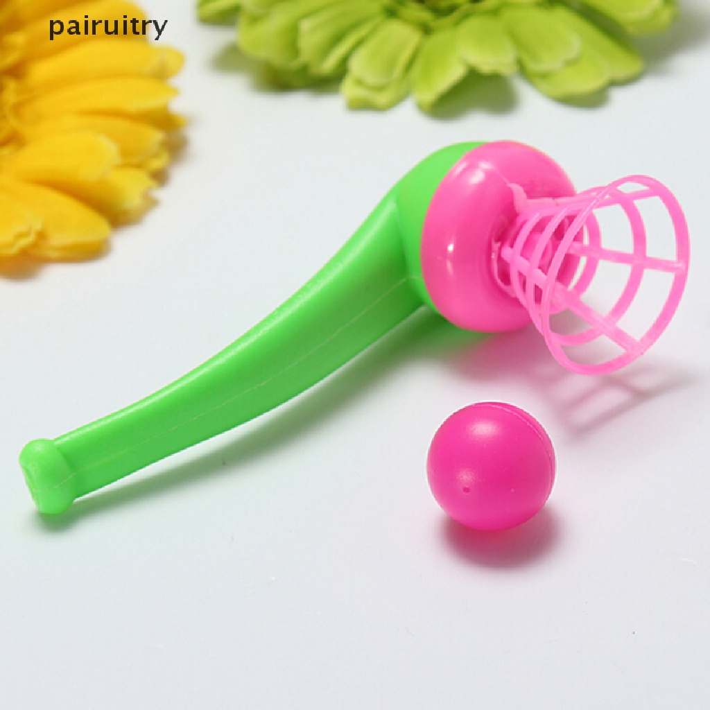 Prt 1.6.10pcs Blow Pipe &amp; Balls - Mainan Anak Loot Party Bag Fillers Wedding Kids PRT