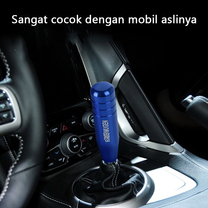 Gear Shift Knob Mobil/SHIFT KNOB MUGEN/UNIVERSAL IMPORT - TUAS PERSNELING MODEL PANJANG/Tuas Persneling Bahan Alumunium/Burnt Blue Aluminum Shifter Lever Head 13CM 18CM Universal/Car Gear Shift Knob