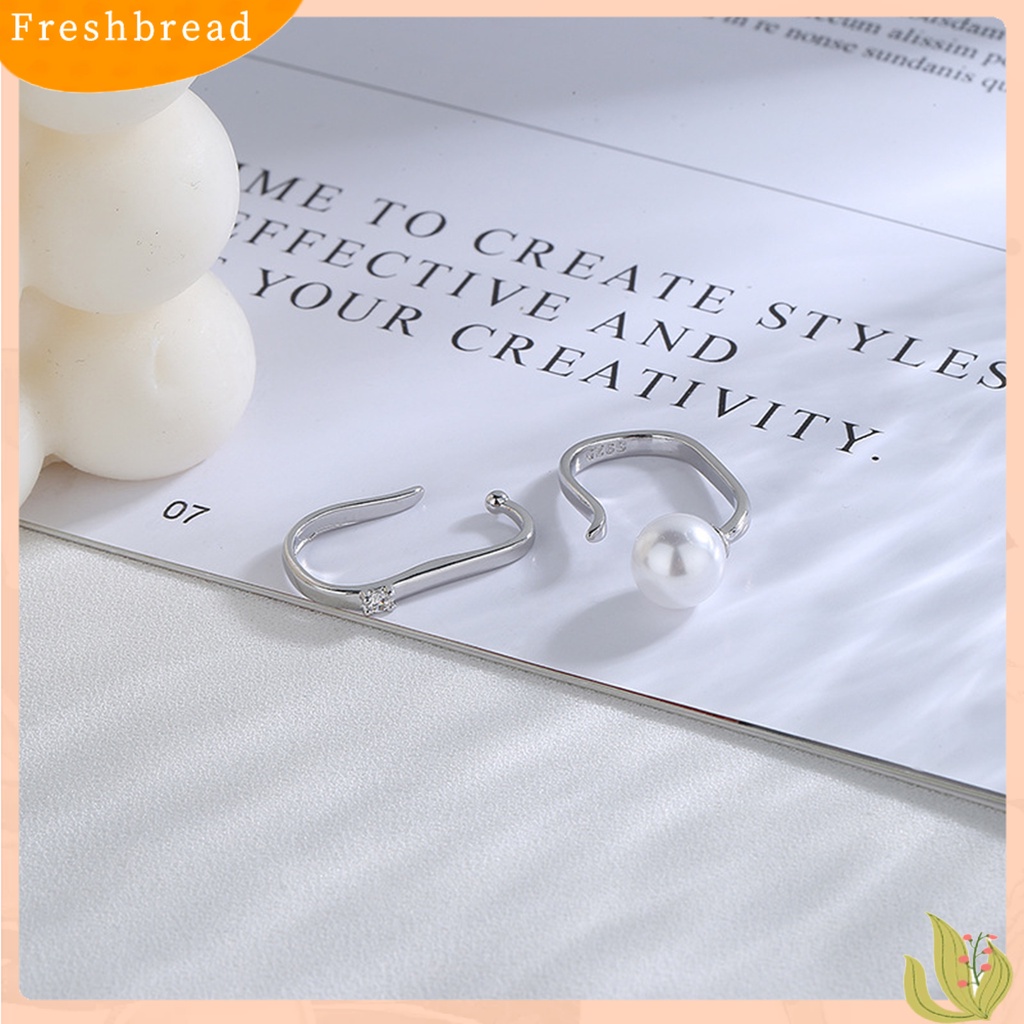 &lt; Freshbread &gt; 1Pc Anting Klip Permukaan Halus Bukaan Bland Anti Cacat Tahan Korupsi Warna Solid Tembaga Stainless Tanpa Tindik Klip Telinga Portabel