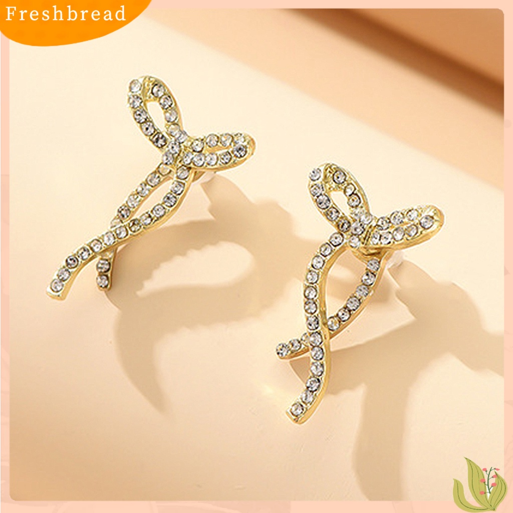 < Freshbread > 1pasang Anting Drop Bentuk Mawar Jumbai Mutiara Imitasi Anting Menjuntai Untuk Janjian Perjamuan Ulang Tahun
