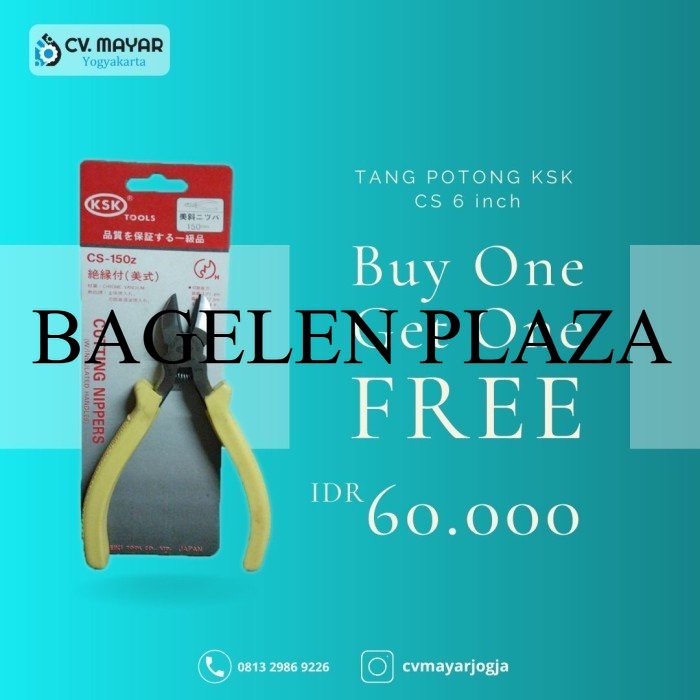 Diobral Tang Potong KSK CS 6 inch Buy 1 Get 1