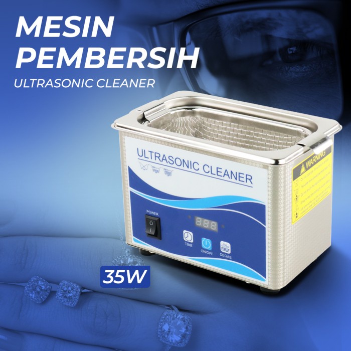 Mesin Pembersih Perhiasan Ultrasonic Cleaner 35W - GA008