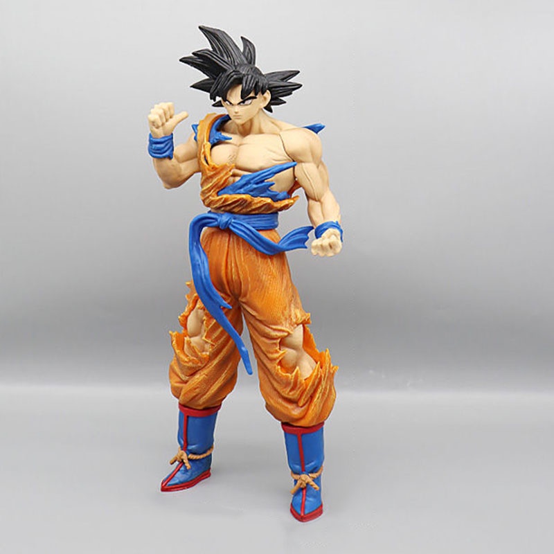 33cm Anime Dragon Ball Figure GK Super Saiyan Son Goku Vegeta PVC Model Ornamen Mainan Tokoh Anime Untuk Mainan Anak