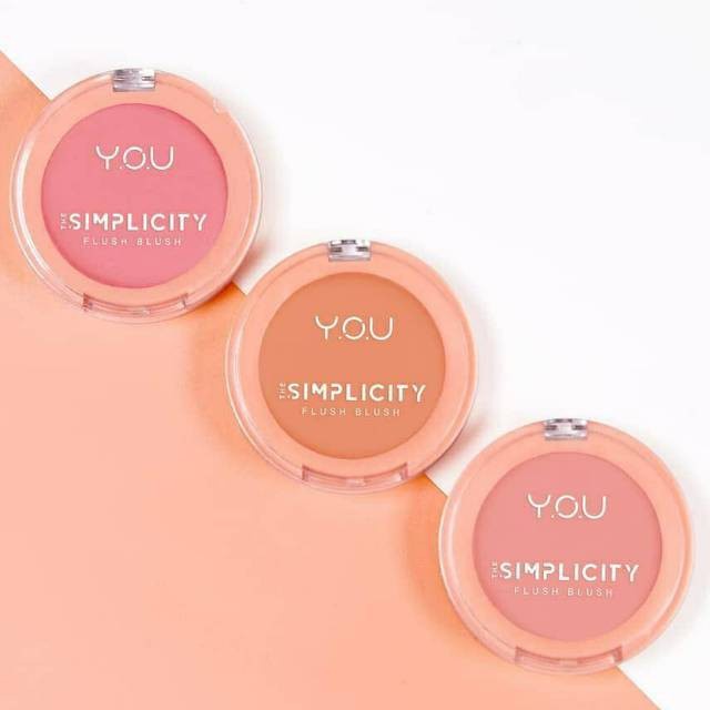 (READY &amp; ORI) Y.O.U YOU Simplicity Flush Blush Blushon BPOM