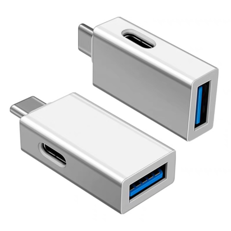 Zzz Adaptor USB C Tipe C Ke Usb3 0 Konektor Adaptor Dengan Port Charging OTG Adapter Untuk Ponsel Tablet Mouse Keyboard