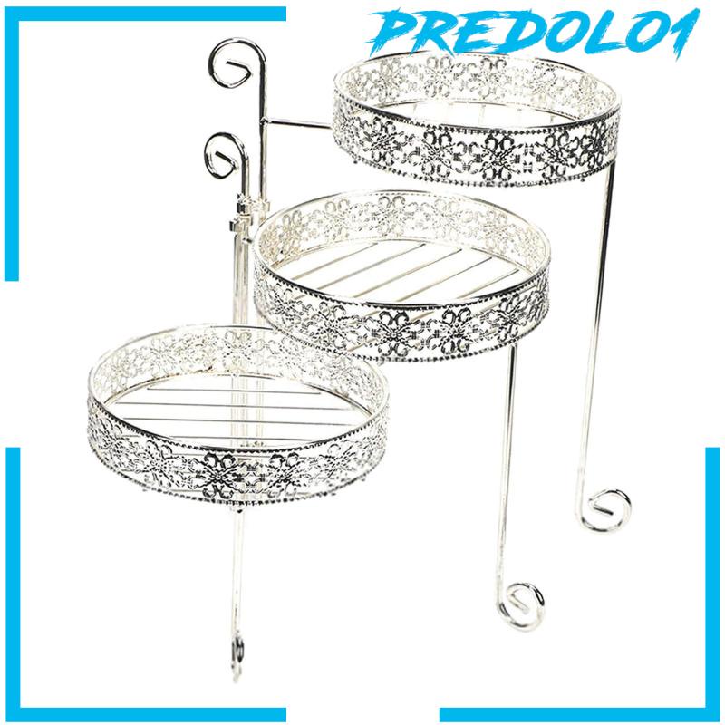 [Predolo1] Cupcake Stand Rotating Pastry Serving Dish Untuk Dekorasi Pindah Rumah