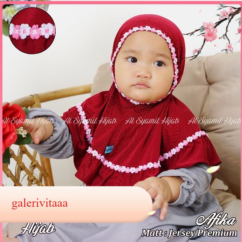 Hijab Bayi Murah / Hijab Bayi 1 Tahun / Hijab Bayi Perempuan Model Melati
