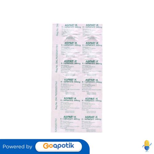 ASPAR-K 300 MG STRIP 10 TABLET