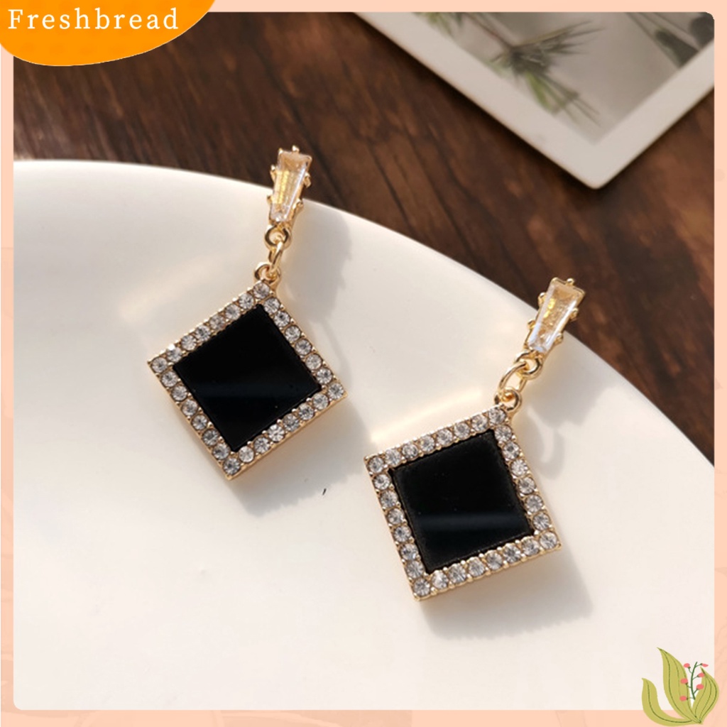 {In Stock} 1pasang Anting Menjuntai Hati Berlian Imitasi Perhiasan Gaya Korea Mutiara Imitasi Stud Earrings Hadiah Ulang Tahun