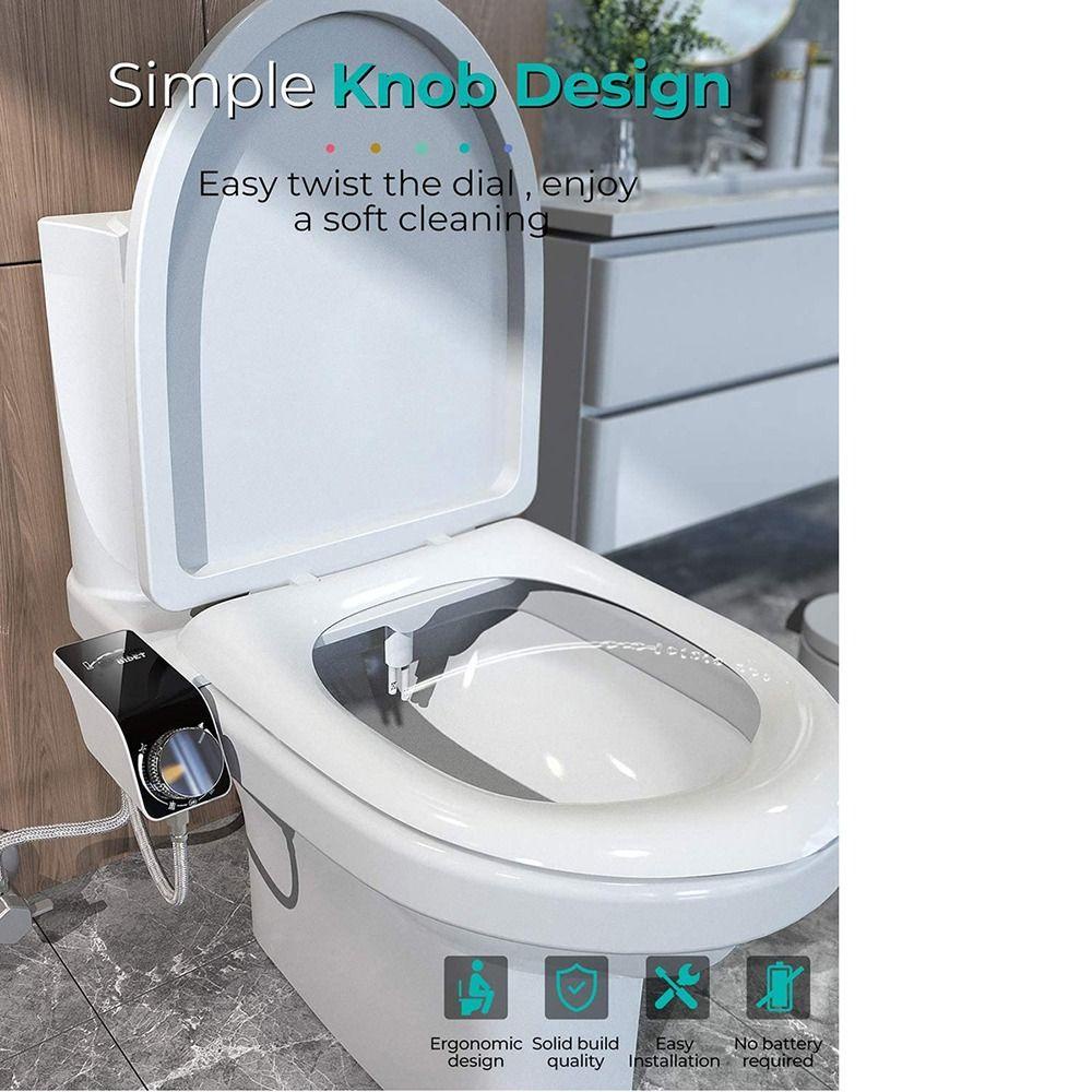 Populer Kontrol Tekanan Sprayer Air Toilet Bidet Tanpa Listrik Self Cleaning Bidet Untuk Toilet