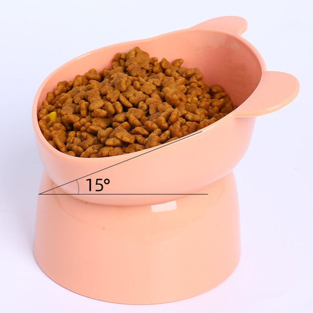 Mangkok Pet Nanas Anti Marah Gelas Makan Feeder Elevated Bowl