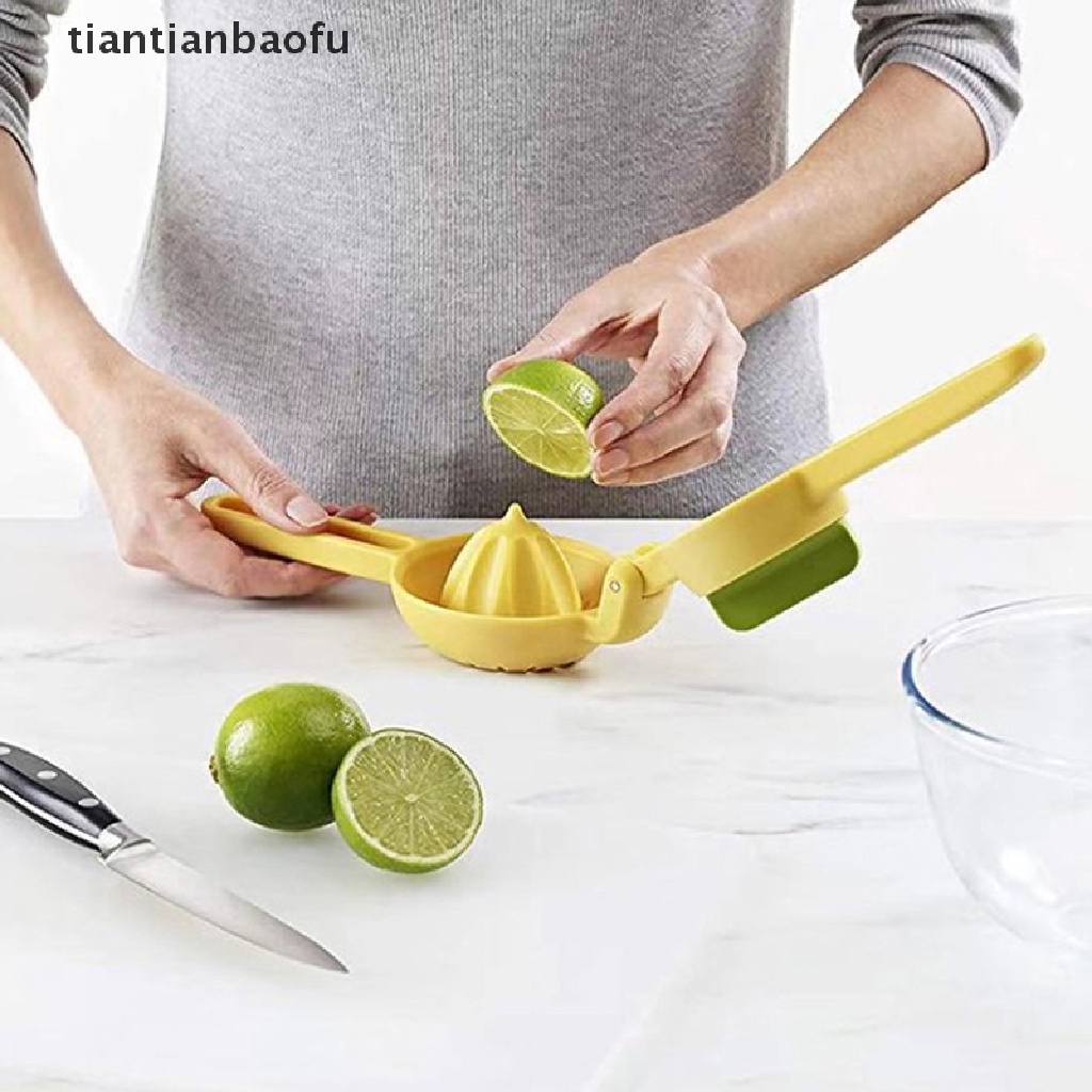 [tiantianbaofu] Alat Peras Jeruk Lemon Manual Hand Press Juicier Gadget Dapur Butik