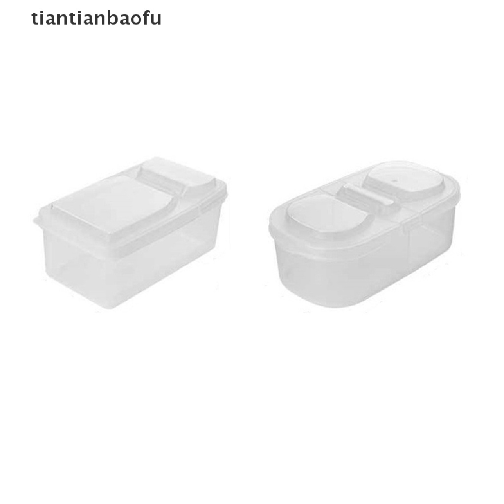 [tiantianbaofu] 1pc Kotak Penyimpanan Bumbu Keju Mentega Portable Pelindung Case Container Butik