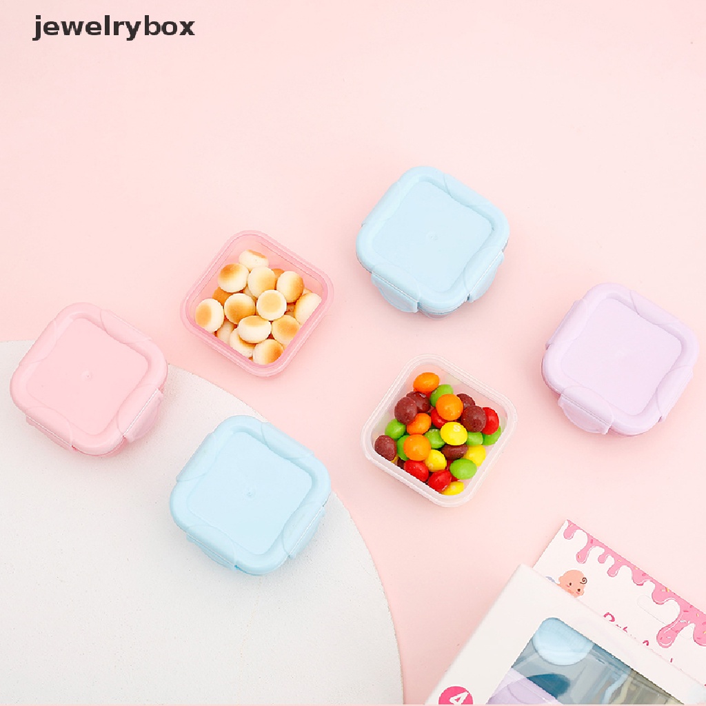 [jewelrybox] 1pc Kotak Penyimpanan Mini Lunch Box Fresh Box Portable Kemasan Makanan Anti Bau Box Dapat Didinginkan Heag Sealed Box Butik