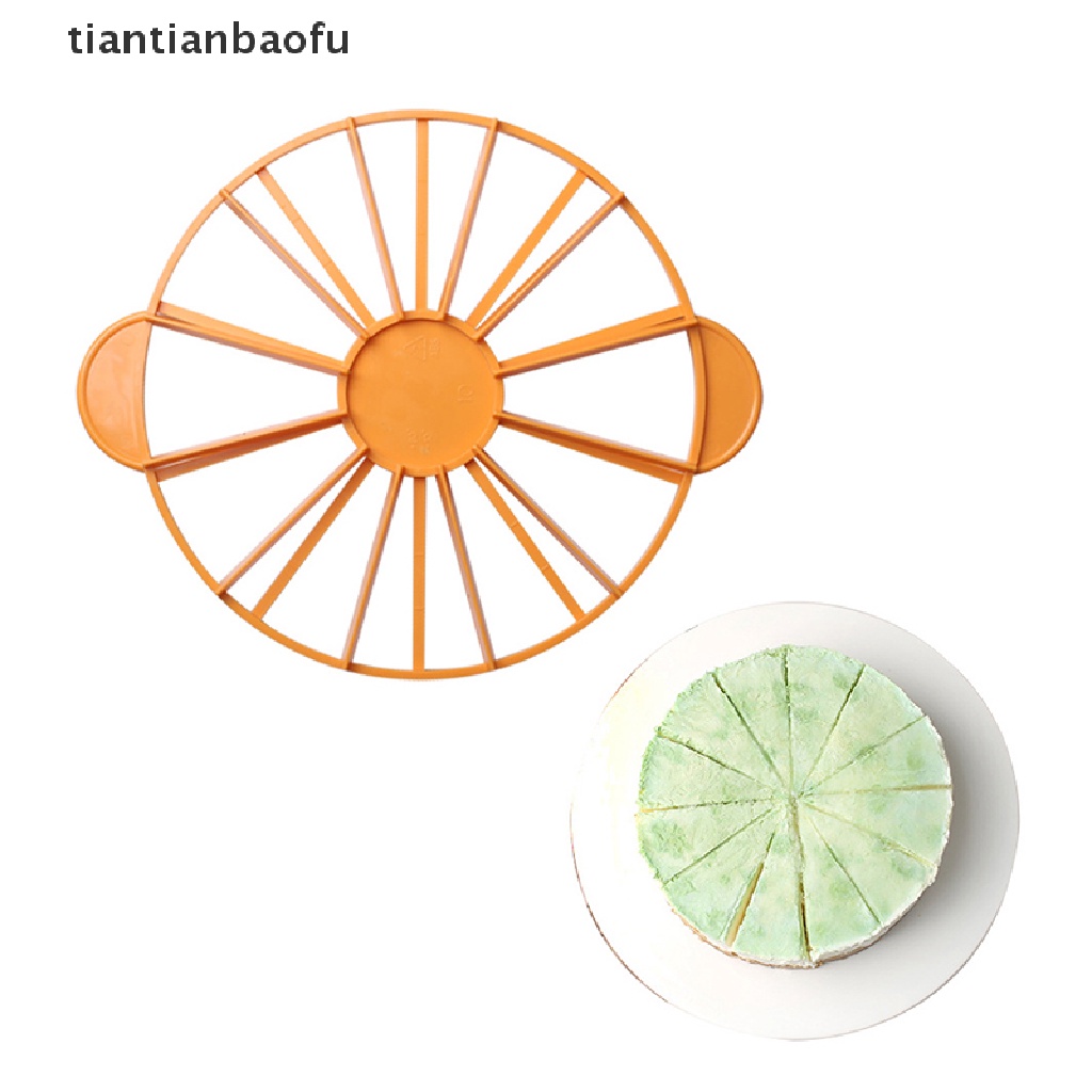 [tiantianbaofu] 10/12potongan Kue Porsi Yang Sama Pemotong Roti Bulat Cake Mousse Divider Slice Butik