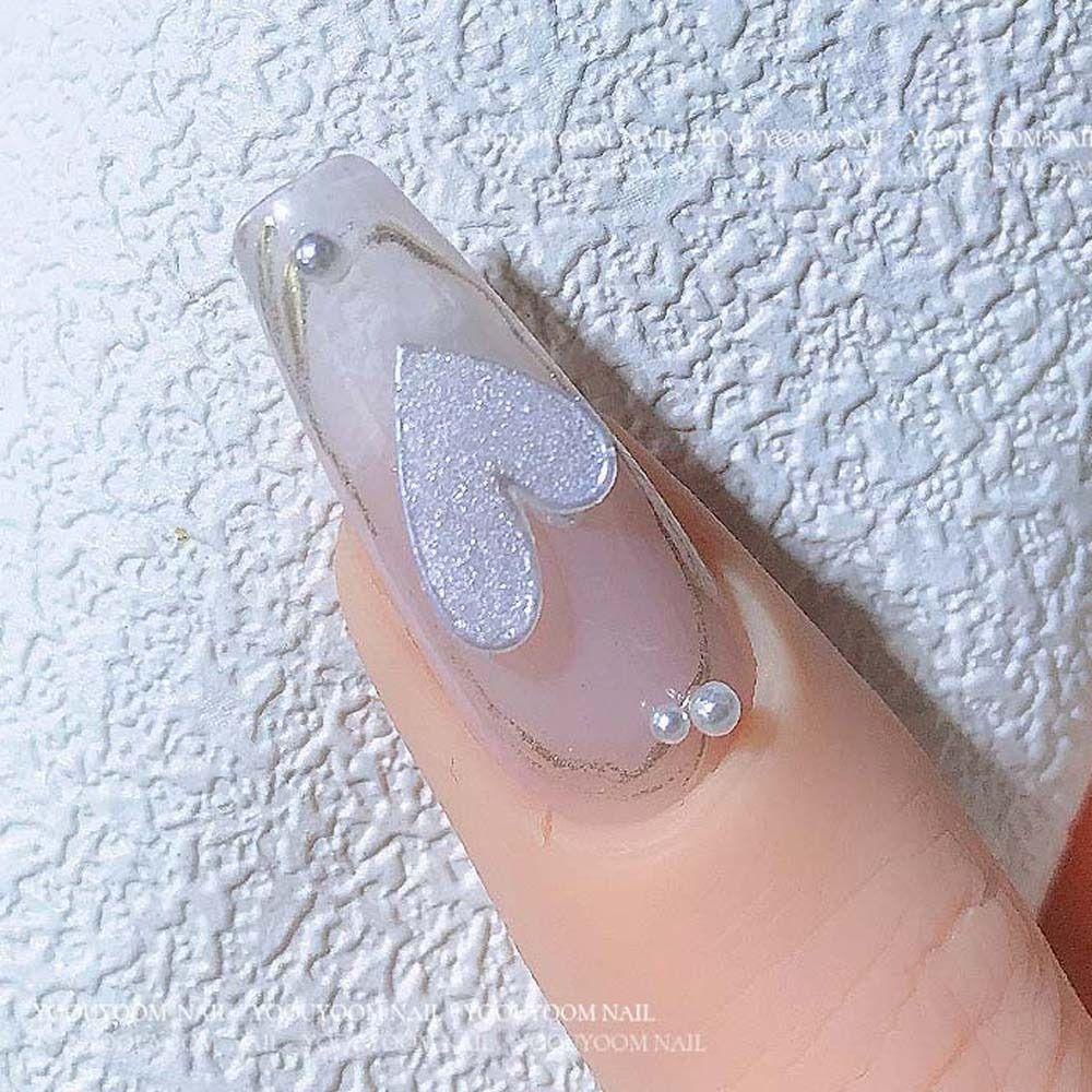 Needway Busur Dekorasi Kuku Fashion Jepang Nail Art Cinta Hati Kupu-Kupu Ikatan Simpul Beruang 3D Nail Art Drills