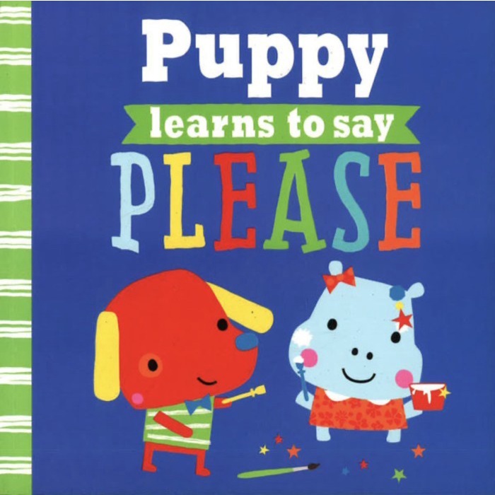Puppy Learns to Say Please Book