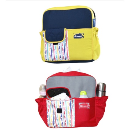 TAS BAYI KECIL/MEDIUM/BESAR SAKU KERUT SNOBBY LINE SERIES DIAPER BAG TPT1671 TPT1672 TPT1673
